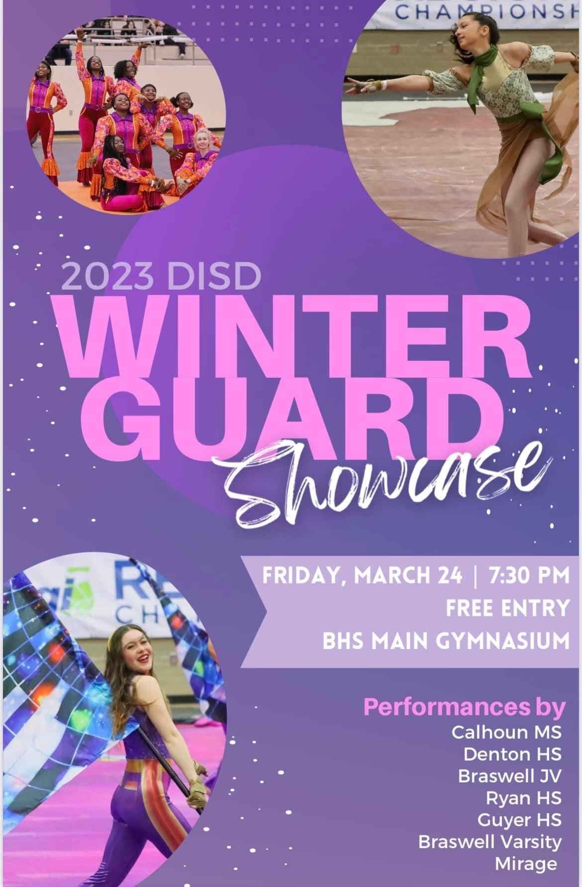  winter guard show flyer
